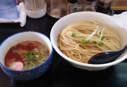 「辛つけめん」@つけめん ふく家の写真