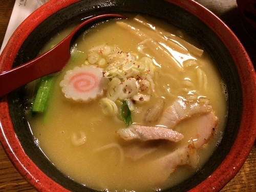 「特濃鶏白湯」@拉麺酒房 熊人の写真