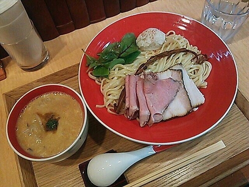 「チャーシューワンタン醤油つけSoba（大）」@Japanese Soba Noodles 蔦の写真