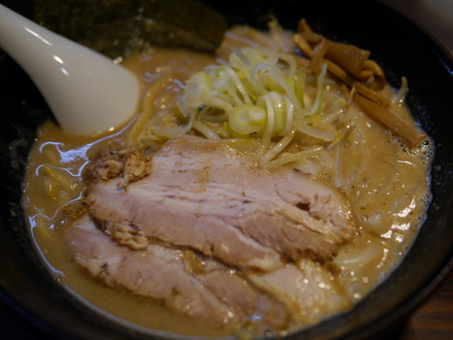 「味噌ラーメン 太麺 大盛」@ラーメン長山の写真