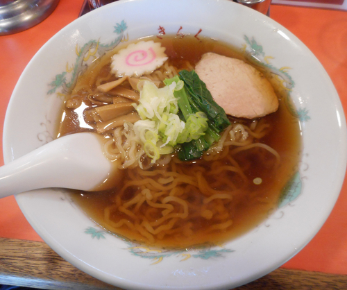 「ラーメン　４００円」@中華きらくの写真