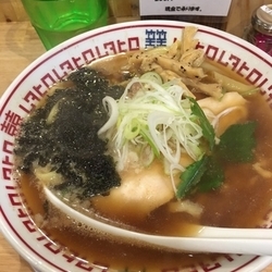 ワハハ煮干しそば（¥750）リニューアル前