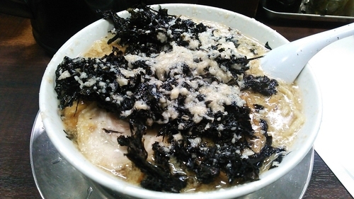 「岩のりらーめん 中アブラ」@らーめん潤 蒲田店の写真