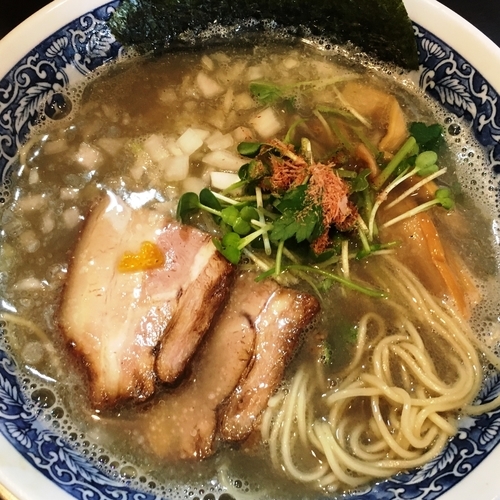 「ニボヲタ（自家製麺）」@麺奏 弥栄の写真