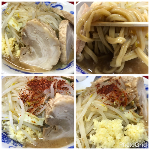 「ラーメン 並 (ニンニク ヤサイ)700円  小豚 200円」@モッコリ豚の写真