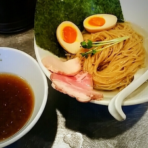 「昆布水つけそば　８５０円」@さんじの写真