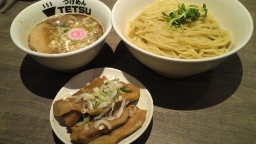「特盛つけ麺・肉増し(1100円)」@つけめんTETSU あざみ野店の写真