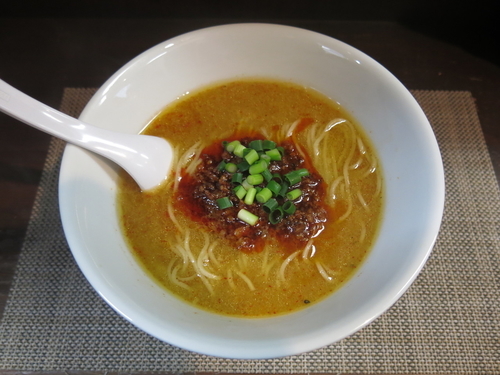 「辛味噌蕎麦：850円」@神保町黒須の写真