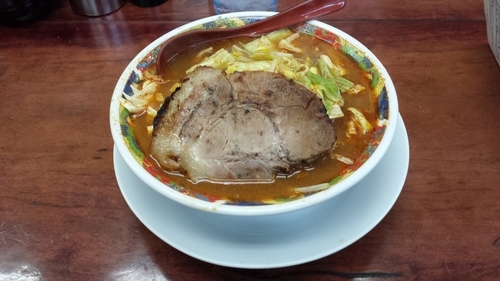 「辛唐麺810円」@まぐろラーメン 大門の写真