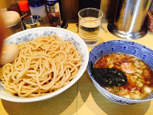 「つけ麺中濃大盛（900円）+味玉（100円）」@くり山の写真