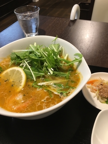「トムヤムクンラーメン」@蒲公英拉麺 YAMATOの写真