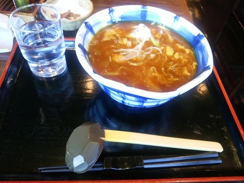 「カレー南蛮そば(並盛)750円」@信州そば処 そじ坊 高崎モントレー店の写真