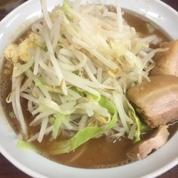 小ラーメン、ヤサイ、ニンニク、背脂