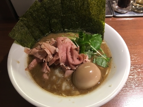 「特製 濃厚烏賊煮干し中華そば 1100円」@麺屋 ねむ瑠の写真