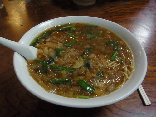 「しょうゆらんしゅうめん 700＋税」@御食事処 やちよの写真