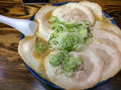 「味噌チャーシューW」@らーめん弁慶 門前仲町店の写真