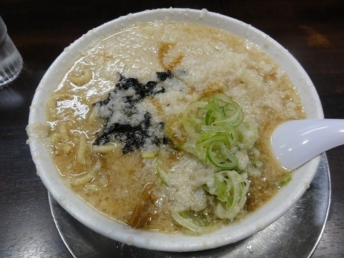 「ラーメン760円　大あぶら　両ネギ多め」@らーめん潤 蒲田店の写真