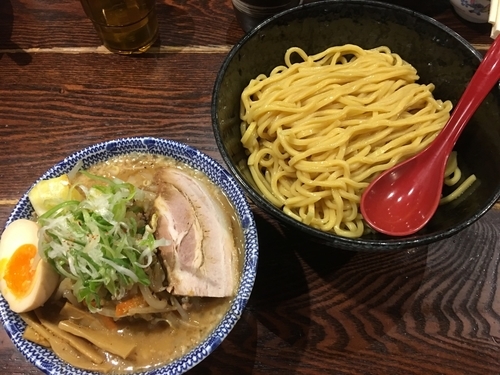 「味噌タンつけ麺 830円 大盛り300g無料」@北のらーめん 美空の写真
