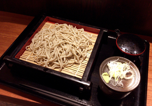 「もりそば(330円)」@石臼挽き十割蕎麦 はせ川 人形町店の写真