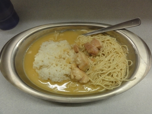 「豚骨カレー麺版」@黒門屋ら～めん 総本店の写真