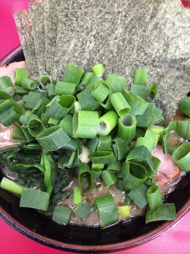 「チャーシュー麺＋九条ネギ＋海苔」@田上家の写真