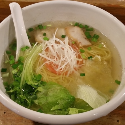 「塩らーめん」@らーめん おが多 キスケBOX店の写真