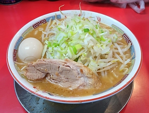 「ラーメン並盛り(ネギ・味玉)」@ジャンプの写真