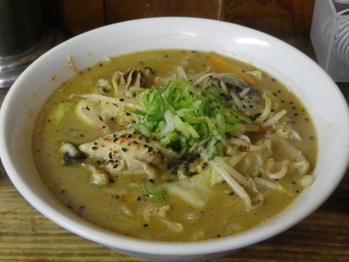 「カキ味噌ラーメン」@九州大分ラーメン 麺恋亭 中華街店の写真