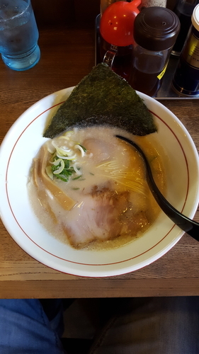 「味玉きんからーめん」@元祖きんかどう 座間本店の写真