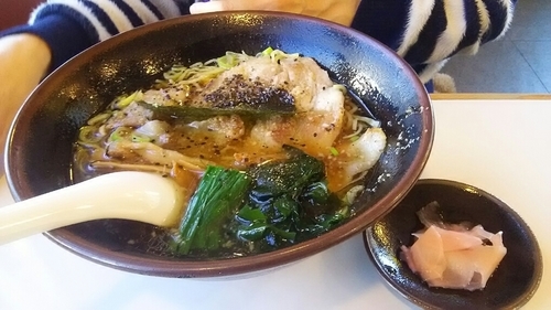 「ポークラーメン」@手もみらぁめん 十八番の写真