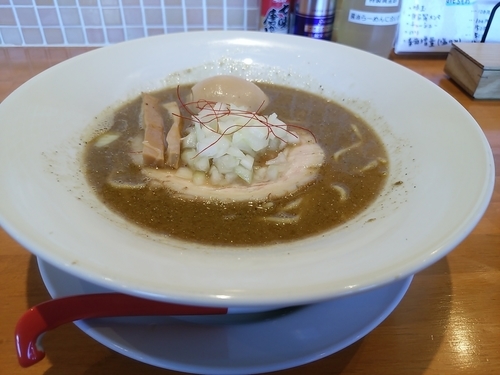 「濃厚煮干ＳＯＢＡ(並盛・130g)750円」@らーめんキッチン いいづかの写真