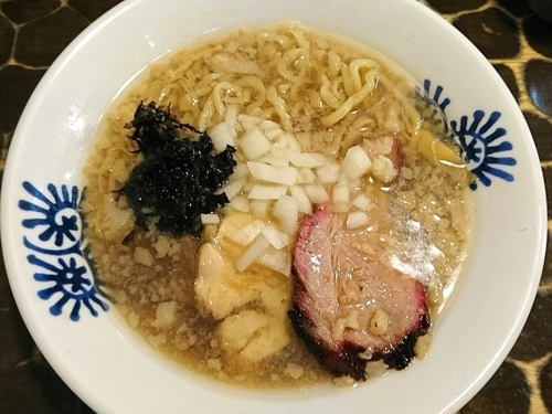 「【限定】背脂煮干そば」@特級鶏蕎麦 龍介の写真