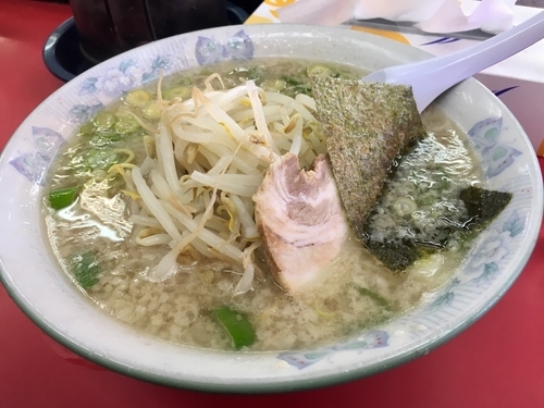 「ニンニクラーメン(カタメ、カラメ) ¥780」@MURAYAMAホープ軒 本店の写真
