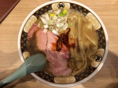 「煮干ラーメン」@すごい煮干しラーメン 凪 名古屋驛麺通り店の写真