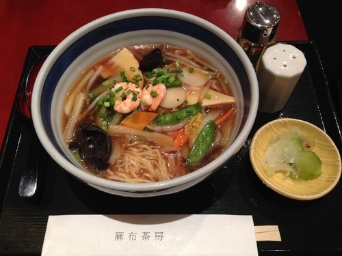 「海老と野菜のあんかけラーメン」@麻布茶房 丸井錦糸町店の写真