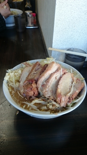 「らーめん 大盛り 豚3枚」@らーめん虎丸の写真