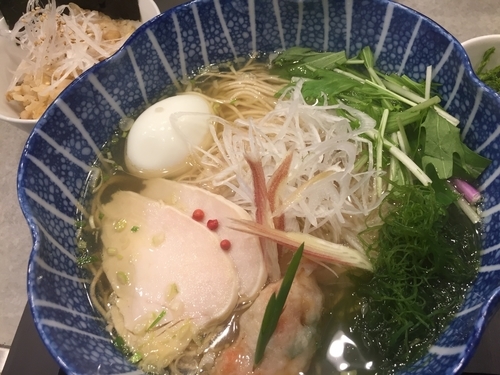 「海 特製 1,000円 鷄五目飯 200円」@ラーメンクワトロの写真