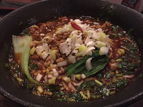 「ニラそば 800円」@白胡麻屋の写真