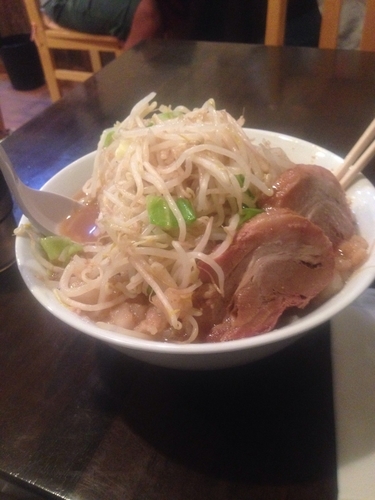 「ラーメン小とネギごはん」@ラーメンパワースポット 厚木店の写真