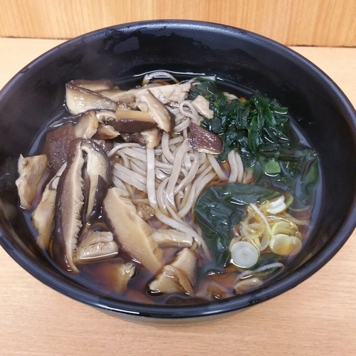 「椎茸そば」@名物 三島そばの写真