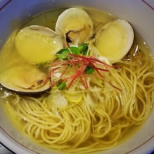 「【元旦特別メニュー】天然真鯛と蛤のかけそば（鯛飯付）７００円」@麺や 虎徹の写真