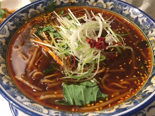 「四川牛タン麺 980円 (税別)」@風龍 市川店の写真