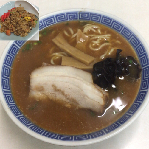 「中華そば＋やきめしミニ（1,300円）」@大貫 本店の写真