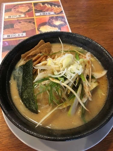 「ネギ味噌ラーメン」@つけ麺屋 よつばの写真