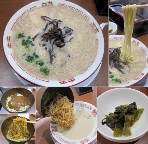 「ラーメン 700円（かた） + カレー味替玉 250円（かた」@博多元気一番！！ 春吉1丁目1-1店の写真