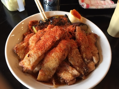 「極辛ラーメン メガ唐×2」@激辛拉麺 鷹の爪の写真