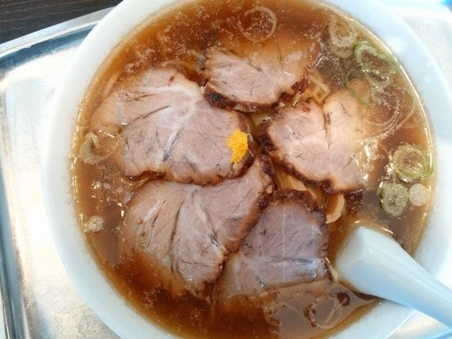 「チャーシューメン（中、硬めカラメ）」@ラーメン専門の店 大勝の写真