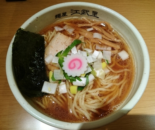 「贅沢本膳江戸醤油ら～麺 780円（年末年始限定）」@麺屋 江武里の写真