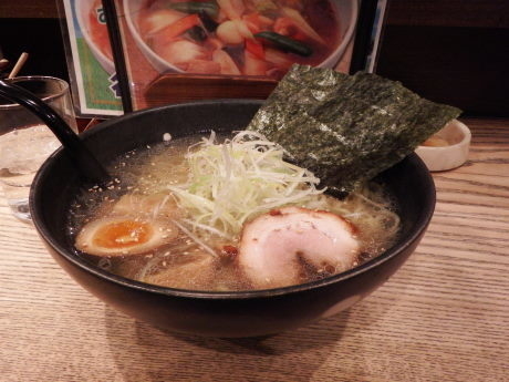 「和だし塩ラーメン（柚子風味）」@味の時計台 美園店の写真