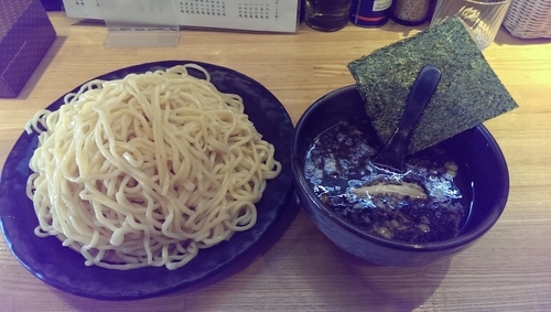 「黒つけ麺、大盛」@つけ麺 ががちゃいの写真